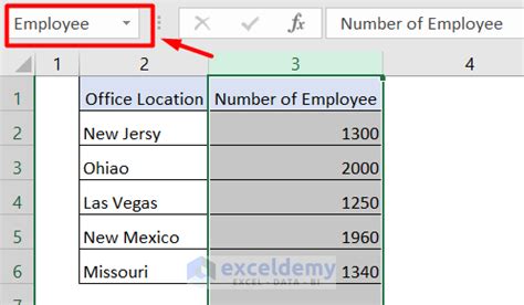 Image result for Excel Name Column for Formulas