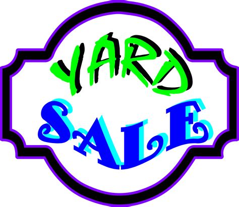 Clipart - Yard Sale