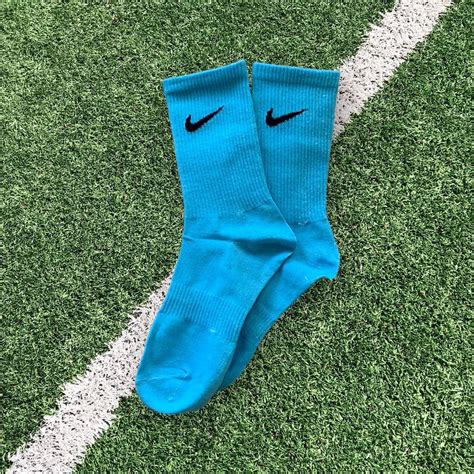 Nike Men's Blue Socks | Depop
