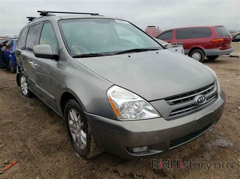 Report KNDMH4C35A6342128 KIA SEDONA 2010 GRAY GAS - price and damage history