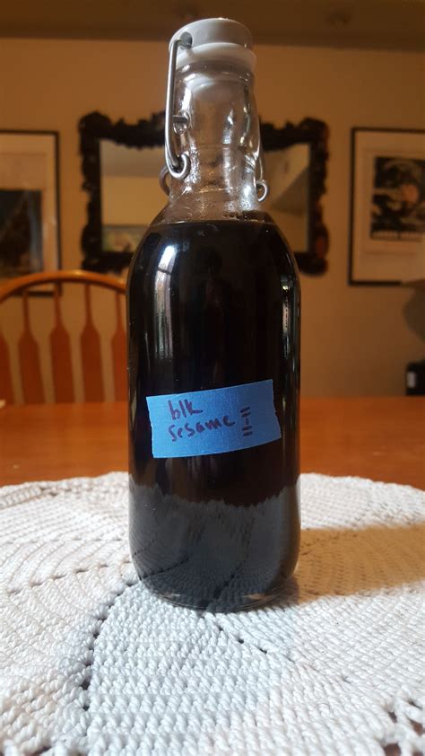 Black Sesame Syrup