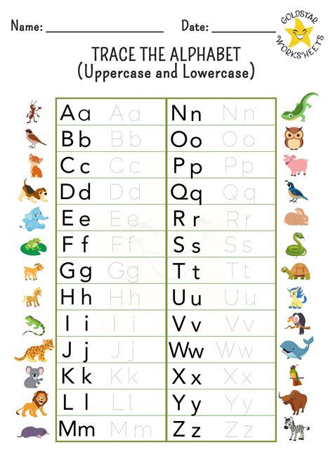 Free Printable Beginner Kindergarten Alphabet Worksheets | Printable ...