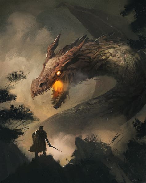 Beowulf And The Dragon