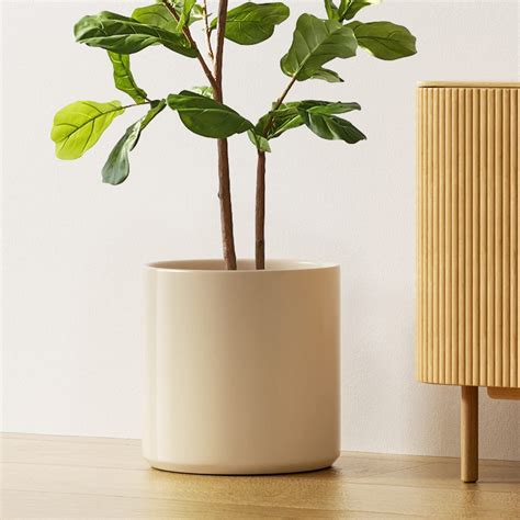 Amazon.com: LE TAUCI 12 Inch Pots for Plants, Ceramic Large Plant Pot ...