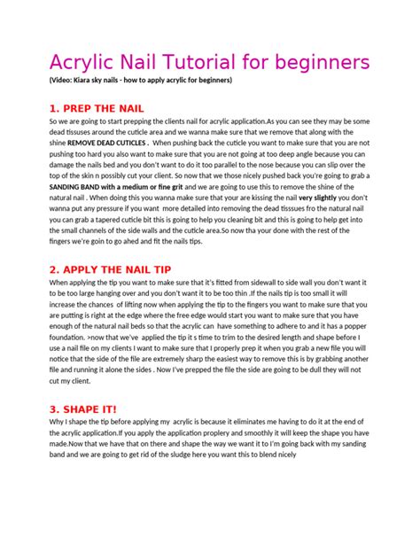 Image result for How to Do Acrylic Nails with Form Tutorials for Beginners