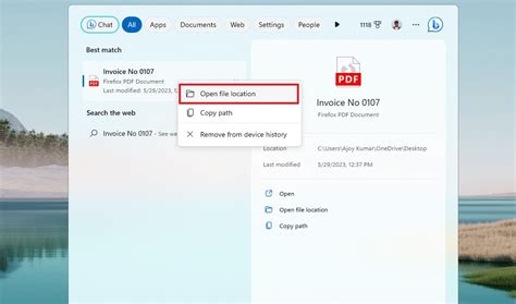 Image result for Open File Location Windows 11