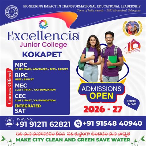 Excellencia Junior Colleges are the best Intermediate Colleges in ...