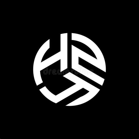 HZY Letter Logo Design on White Background. HZY Creative Initials ...