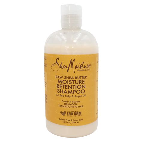Shea Moisture Raw Shea Butter Moisture Shampoo, 12 Oz.