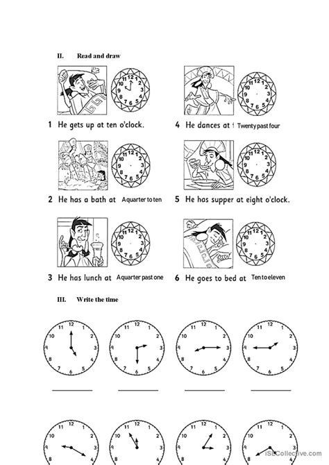 What time is it? general vocabulary…: English ESL worksheets pdf & doc
