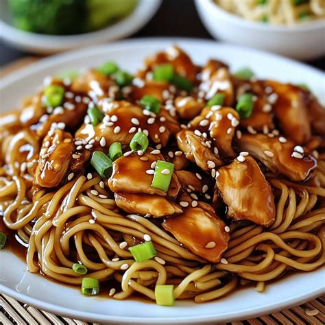 Easy Chicken Teriyaki Noodles Recipe - Recipes Fives
