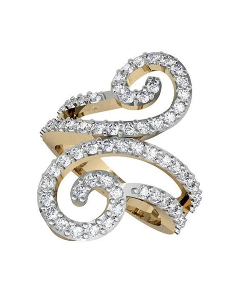 Buy Elegant Diamond Coil Ring: Perfect for a Statement Look – Jewelslane