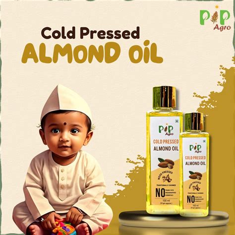Wooden Cold Pressed Almond / Badam Oil 100 ml - Cold Pressed | बदाम ते ...