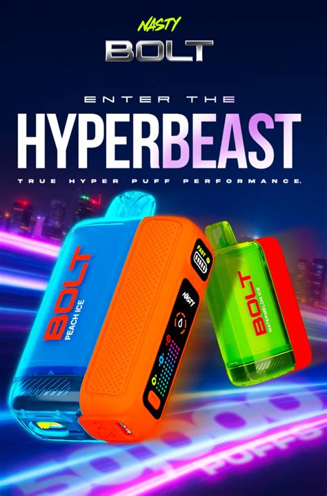 NASTY BOLT HYPERBEAST 50000 – vapesuper