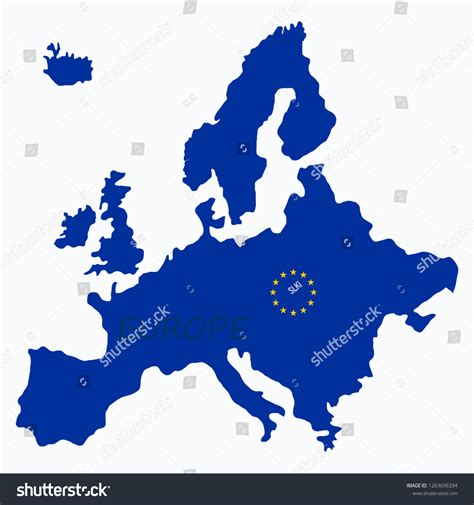 Europe Map Vector 的图像结果