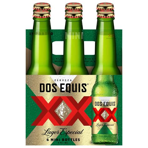Dos Equis Lager Beer 6 pk Mini Bottles - Shop Beer at H-E-B
