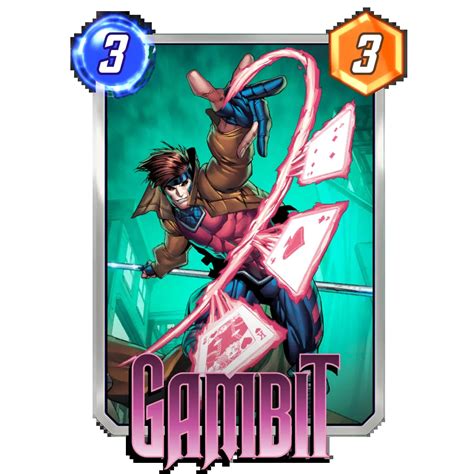Gambit Marvel Snap Card Variant - Marvel Snap Zone