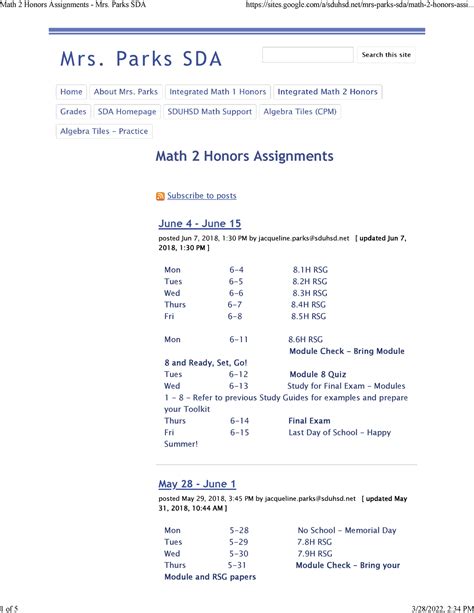Oefnmenteriiaaal De Sont Grave Font De Lame - M r s. Pa r k s S D A ...