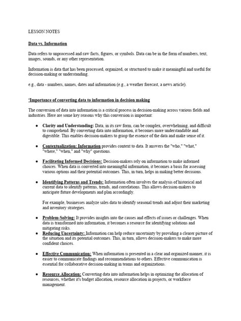 What Is Data Information Notes 的图像结果