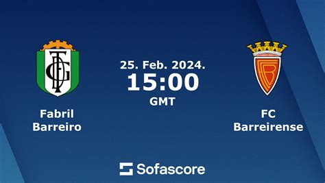 Fabril Barreiro vs FC Barreirense live score, H2H and lineups | Sofascore