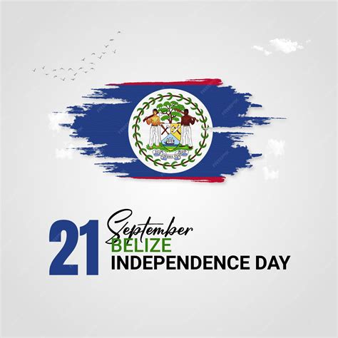 Premium Vector | Belize Independence Day Post Design