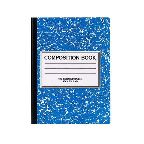 Composition Book: Game Day Football Notebook | Wide Ruled