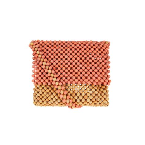 Buy Accessorize London Women's Orange Beaded Sling Bag Online