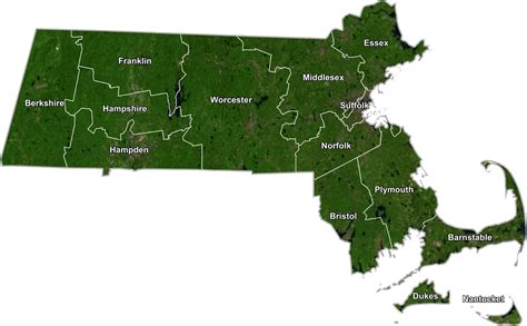 Massachusetts County Map - US County Maps
