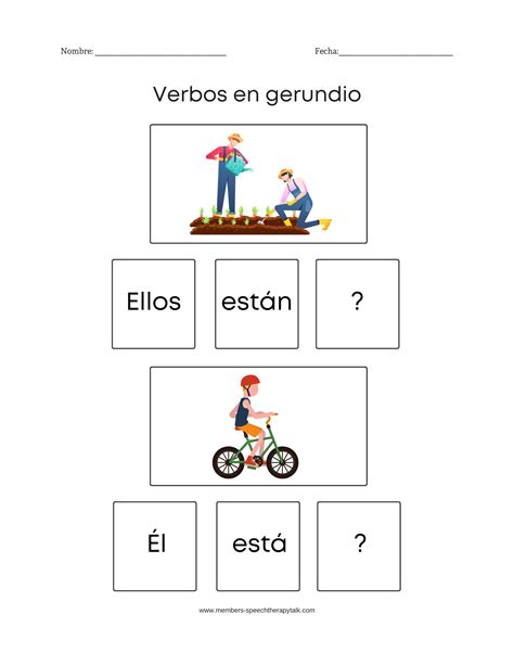 Present Progressive Spanish