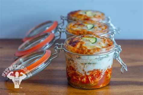 Hi Protein Lo Carb Zucchini Lasagna in Jars Recipe   FMC