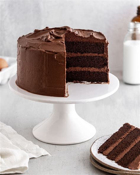 Double Chocolate Layer Cake