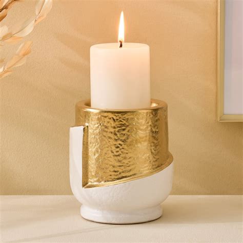 Buy Evoke Ivy Ceramic T-Light Candle Holder from Home Centre at just ...