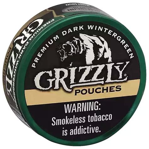 Grizzly Pouches Wintergreen - Cigar Chief