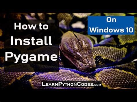 Pygame Installation Tutorial 的图像结果
