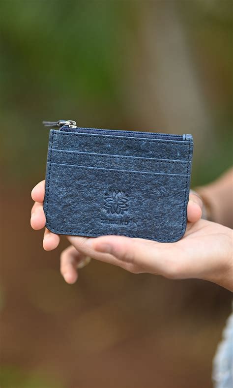Buy Natural Blue Card Holder Online - Suspire