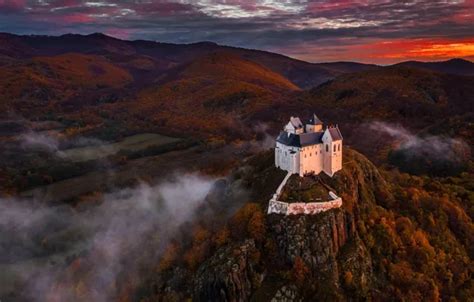 Wallpaper Hungary, Hungary, Zemplen Mountains, Fuzer Castle, Fuzer ...