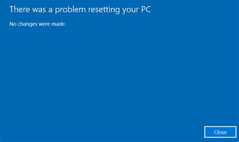 Image result for Cannot Reset Windows 10