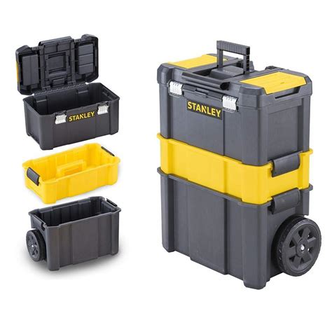 STANLEY STST1-80151 Organised Heavy-Duty Portable Stackable 3-in-1 ...