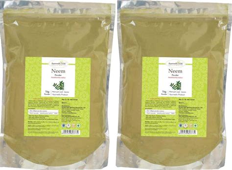 Buy AYURVEDIC LIFE NEEM PATRA POWDER - 1 KG VALUE PACK OF 4 Online ...