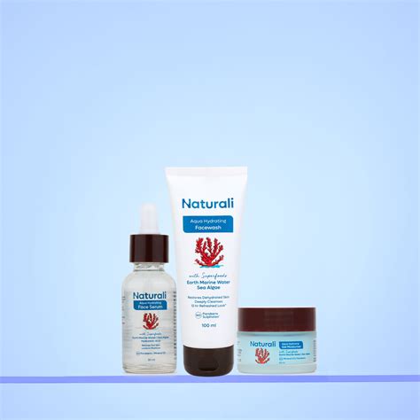 Naturali Aqua Skincare Essentials - Aqua Hydrating Face Wash + Aqua Hy