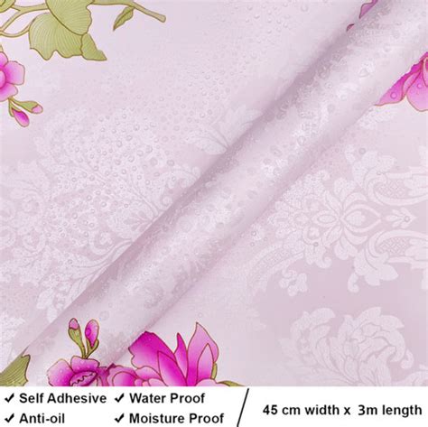AmazingKarts 304.8 cm x 45 cm Waterproof Floral & Botanical Vinyl ...