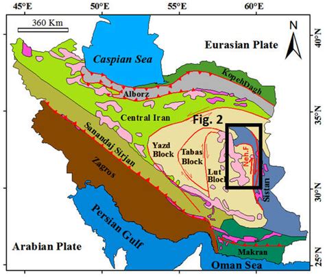 Active Deformation Patterns in the Northern Birjand Mountains of the ...