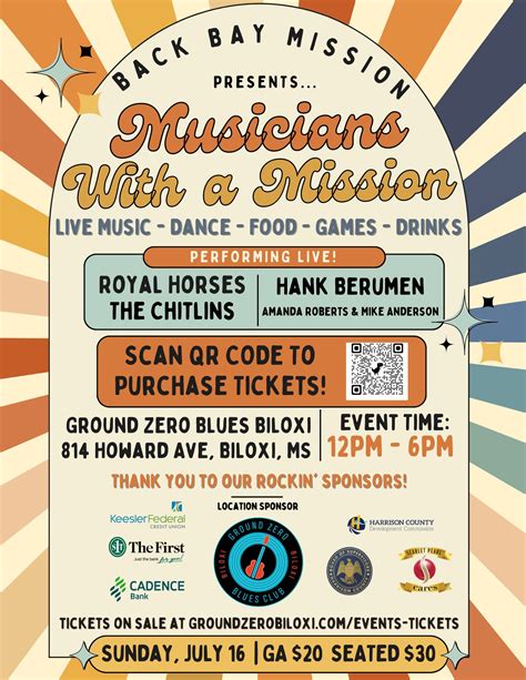 Join us for Musicians with a Mission 2023!! – Back Bay Mission