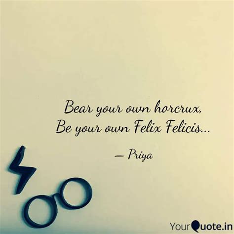Bear your own horcrux, Be... | Quotes & Writings by Pallavi ...