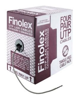 Finolex -UTP-4 PAIR CAT5 ENHANCED LAN CABLE-305M — Vashi Integrated ...