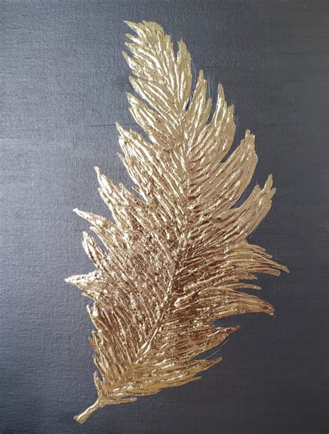 Gold leaf Painting by Maria H - Jose Art Gallery