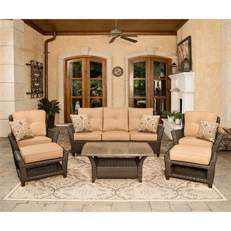 Vermont Outdoor Deep Seating Set - 6 pc. | Patio sofa set, Deep seating ...
