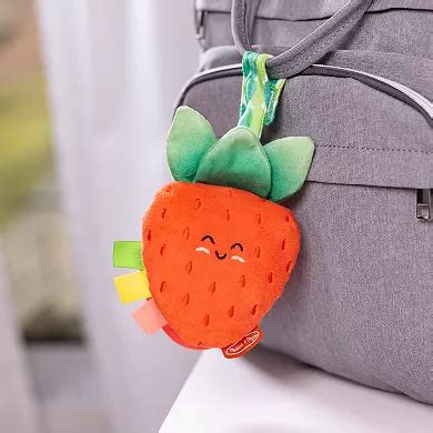 Melissa & Doug Multi-Sensory Peek-a-Boo Berry Take-Along Clip-On Infant ...