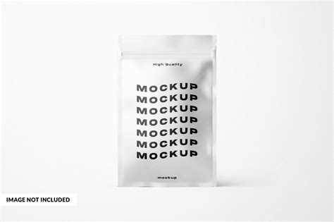 Premium PSD | Ziplock pouch mockup