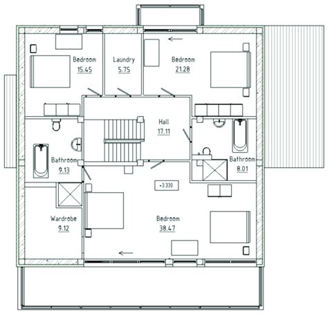 First Floor Plan Front View 的图像结果